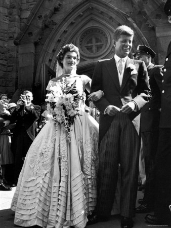 Jackie O and John F Kennedy Celebrity Wedding Pictures
