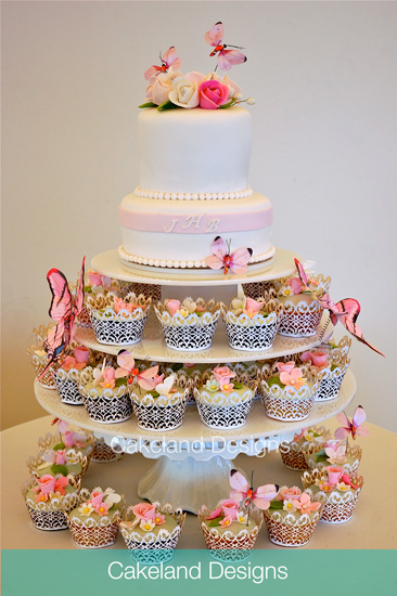 tree wedding cake